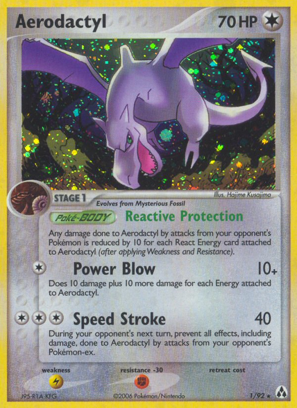 Aerodactyl (1/92) [EX: Legend Maker] | Good Games Cannington