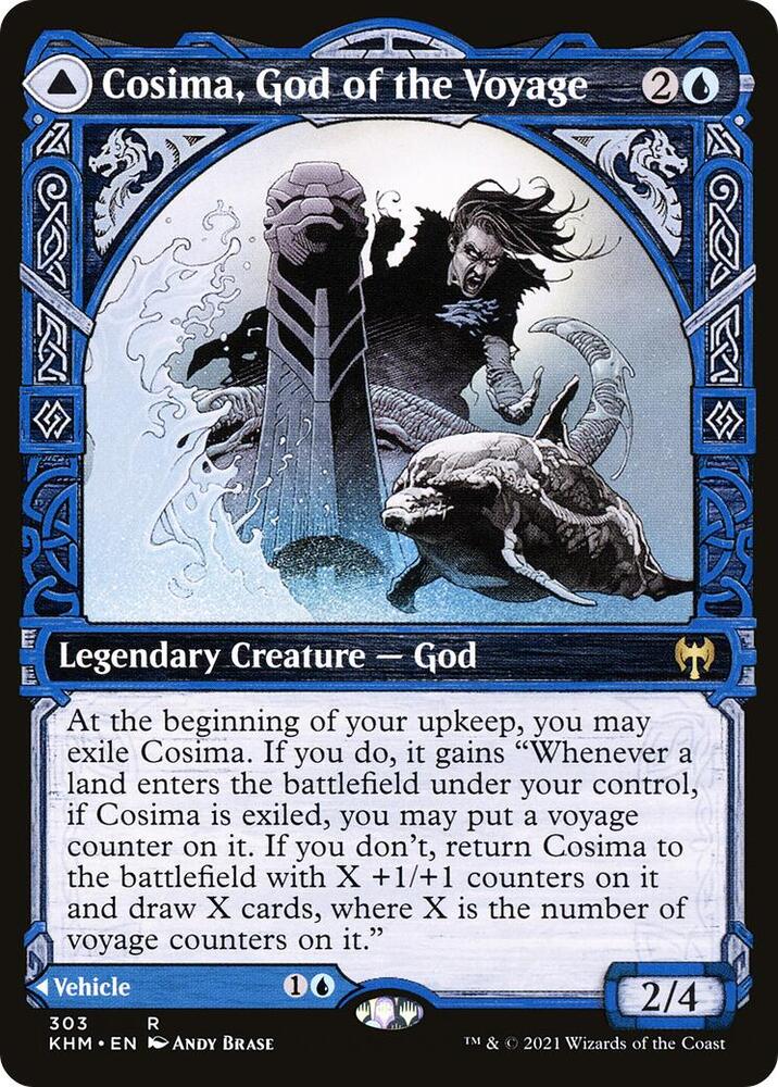 Cosima God of the Voyage Showcase 303 (Kaldheim)  - Foil | Good Games Cannington