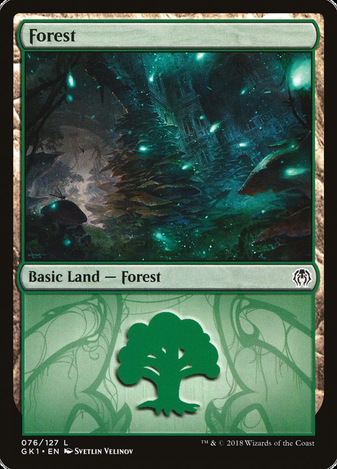 Forest (76) [Guilds of Ravnica Guild Kit] | Good Games Cannington