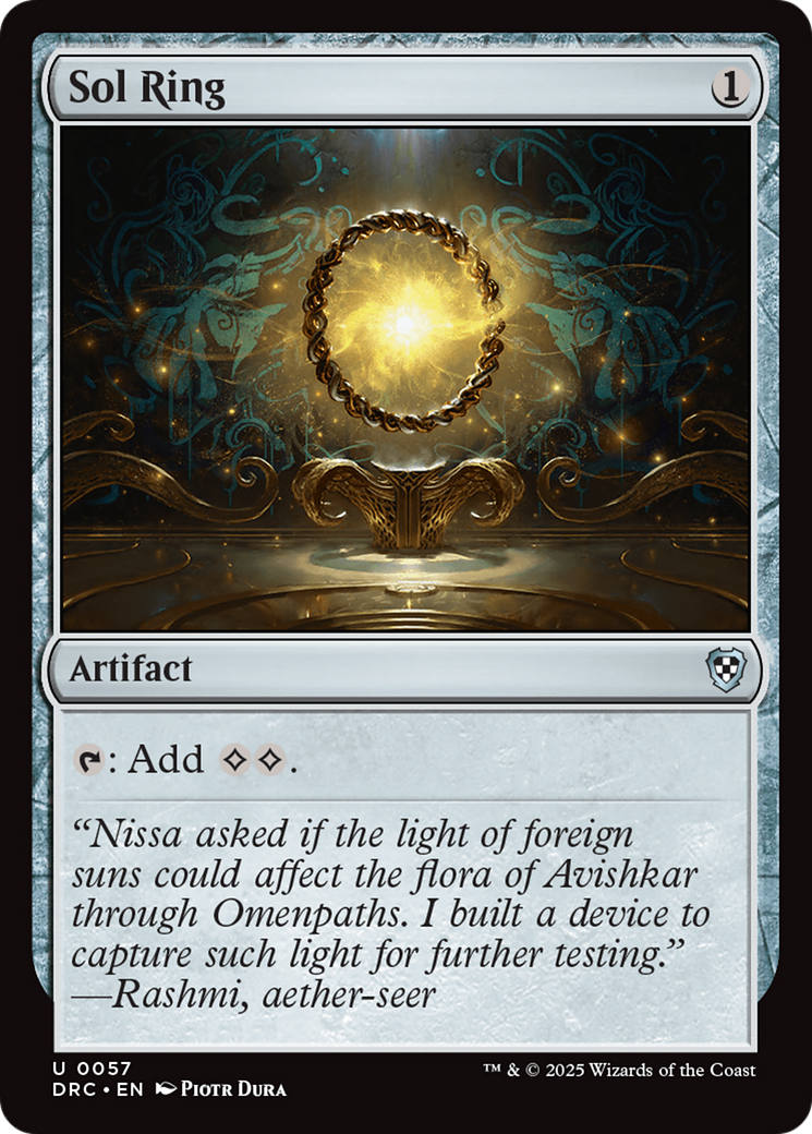 Sol Ring (0057) [Aetherdrift Commander] | Good Games Cannington