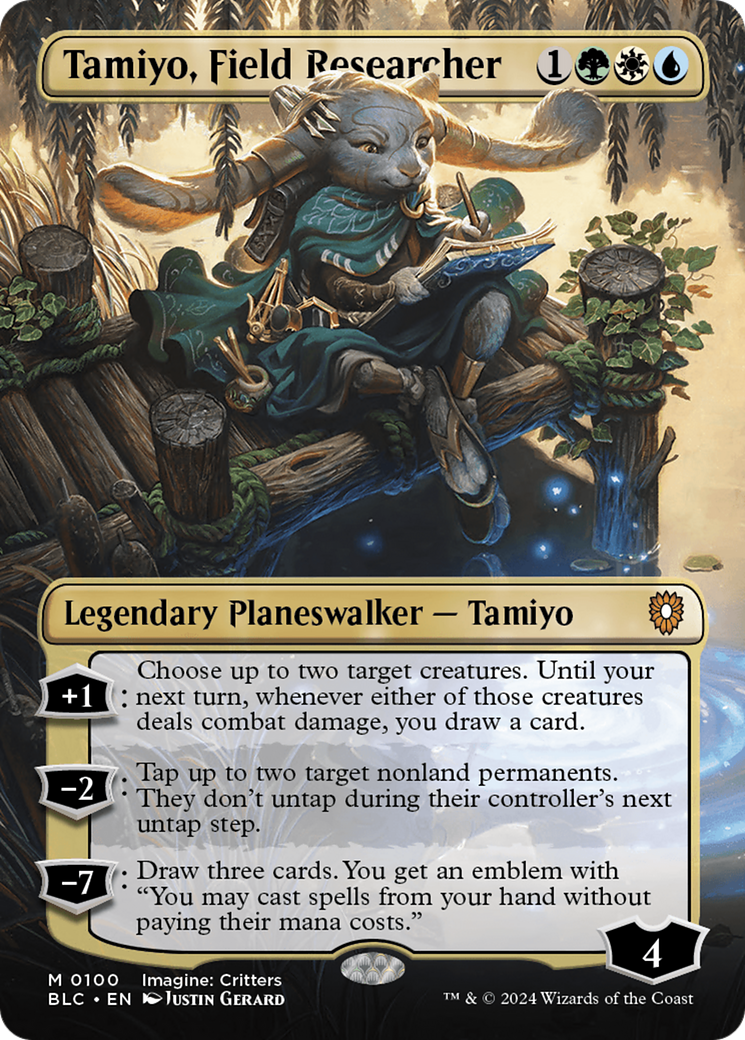 Tamiyo, Field Researcher (Borderless) [Bloomburrow Commander] | Good Games Cannington