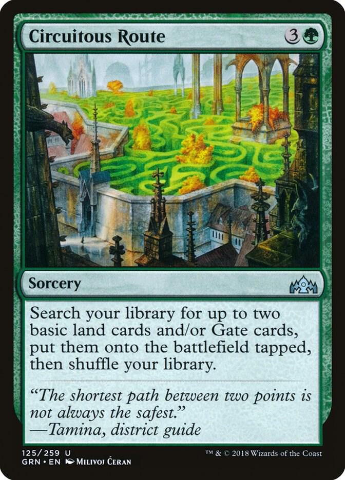 Circuitous Route 125/259 (Guilds of Ravnica)  | Good Games Cannington