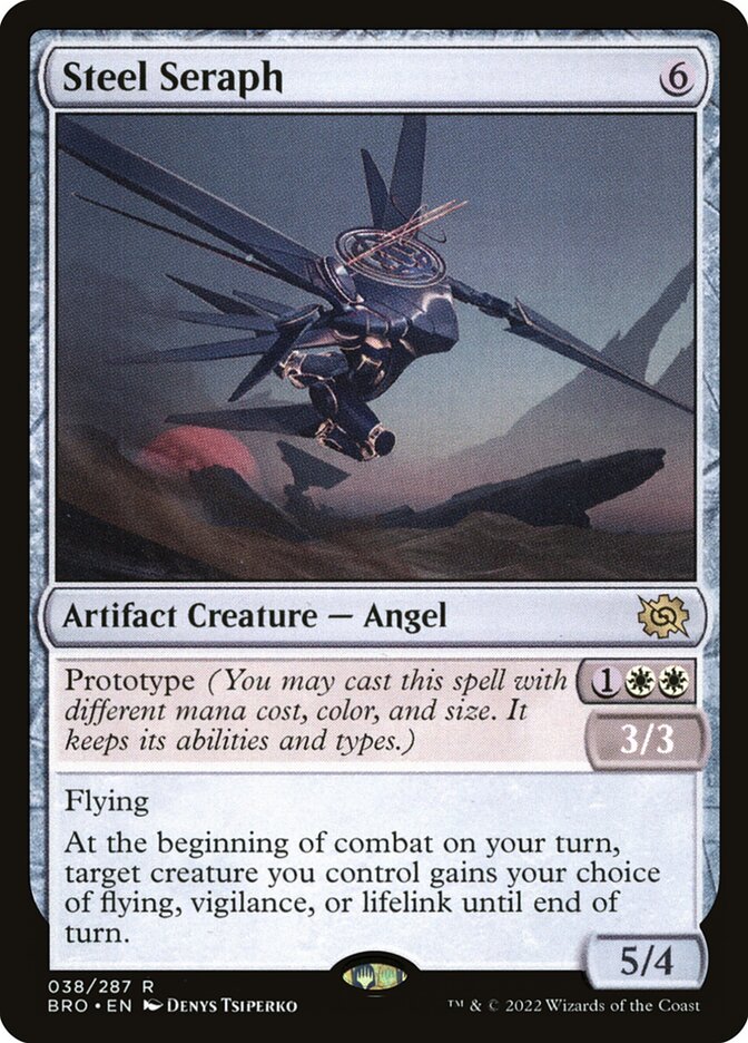 Steel Seraph 38 (The Brothers' War)  - Foil | Good Games Cannington