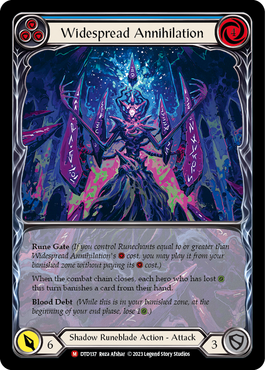 Widespread Annihilation (Extended Art) [DTD137] (Dusk Till Dawn)  Rainbow Foil | Good Games Cannington