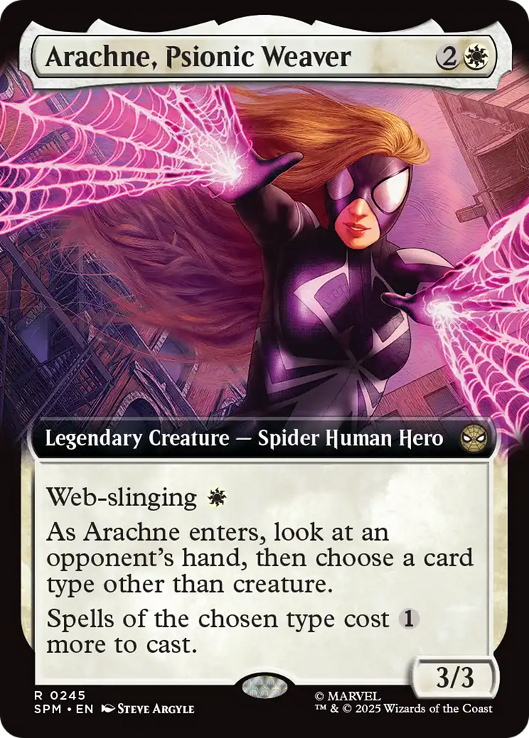 Arachne, Psionic Weaver (Extended Art) [Marvel's Spider-Man] | Good Games Cannington