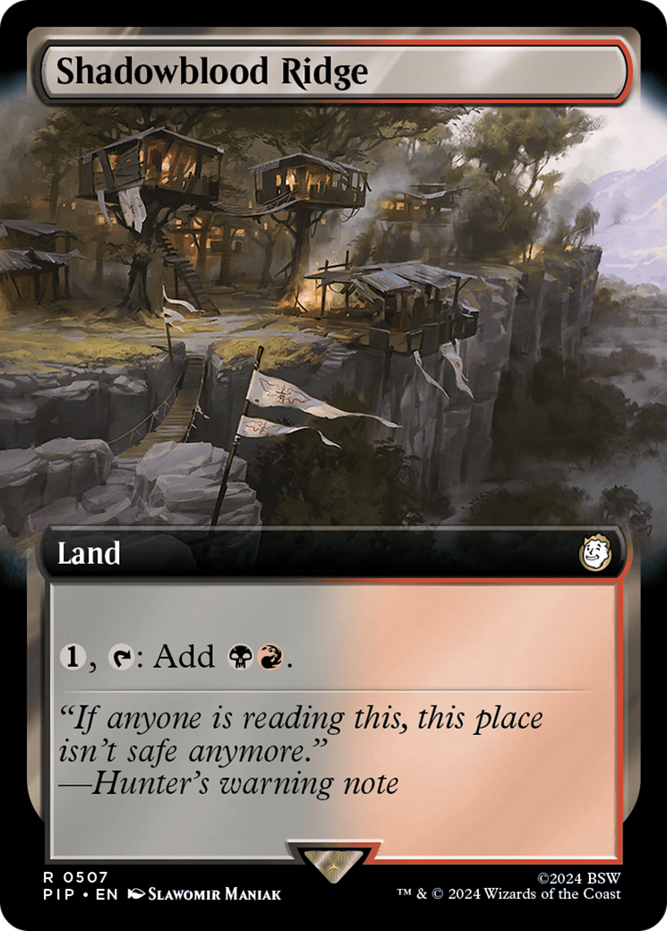 Shadowblood Ridge (Extended Art) [Fallout] | Good Games Cannington