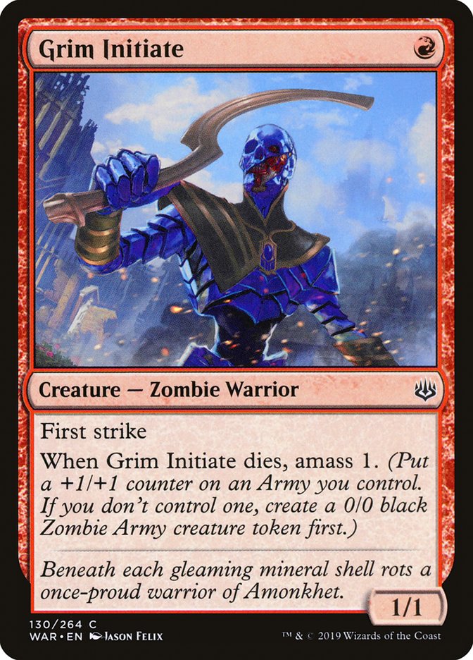 Grim Initiate 130 (War of the Spark)  | Good Games Cannington