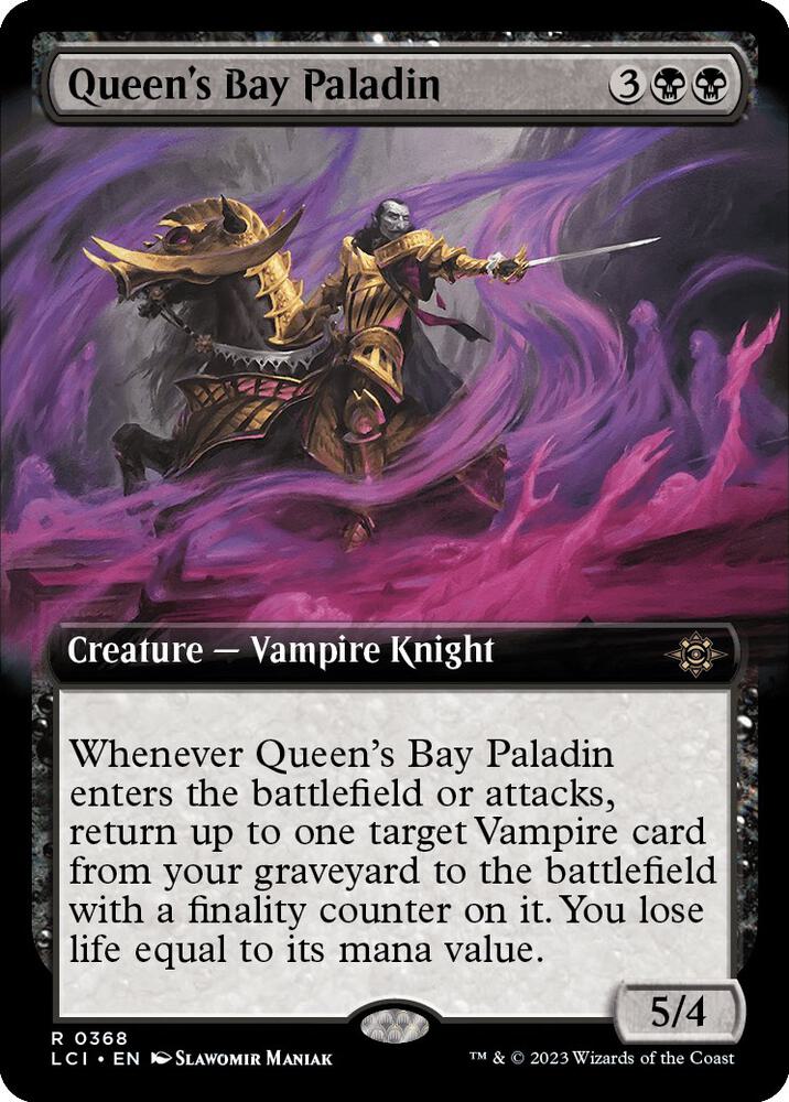 Queen's Bay Paladin 368/291 (The Lost Caverns of Ixalan)  - Extended Art Foil | Good Games Cannington
