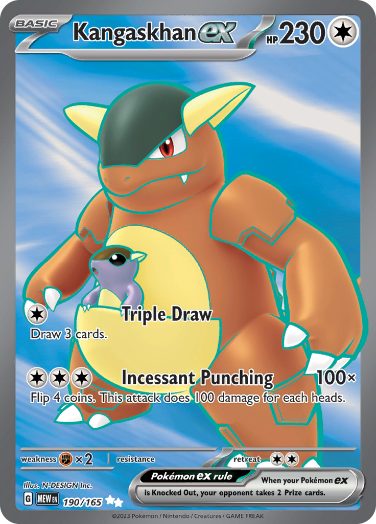 Kangaskhan ex (190/165) [Scarlet & Violet 151] | Good Games Cannington