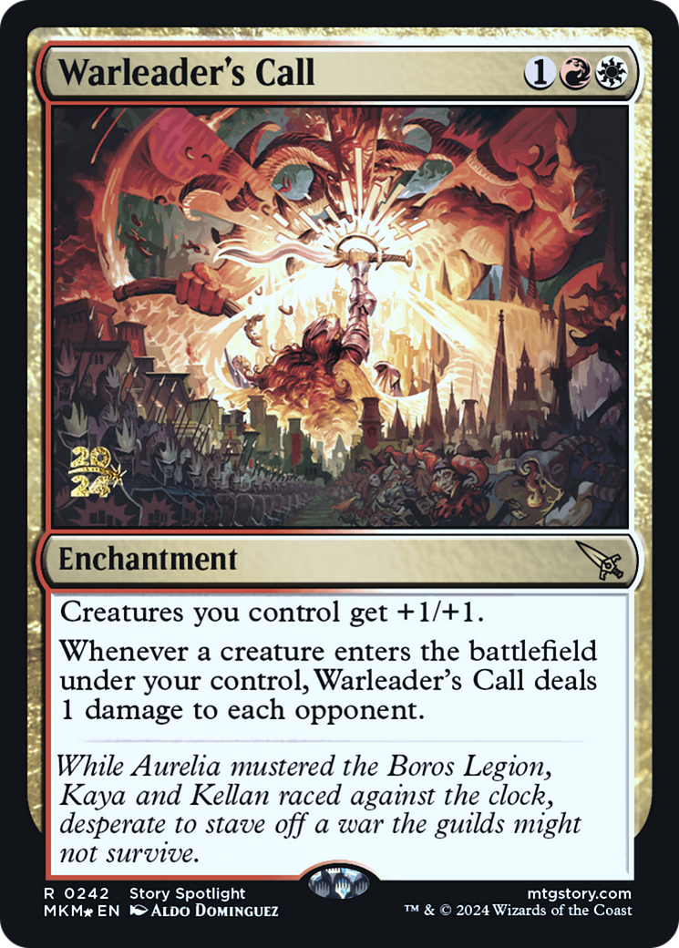 Warleader's Call [Murders at Karlov Manor Prerelease Promos] | Good Games Cannington