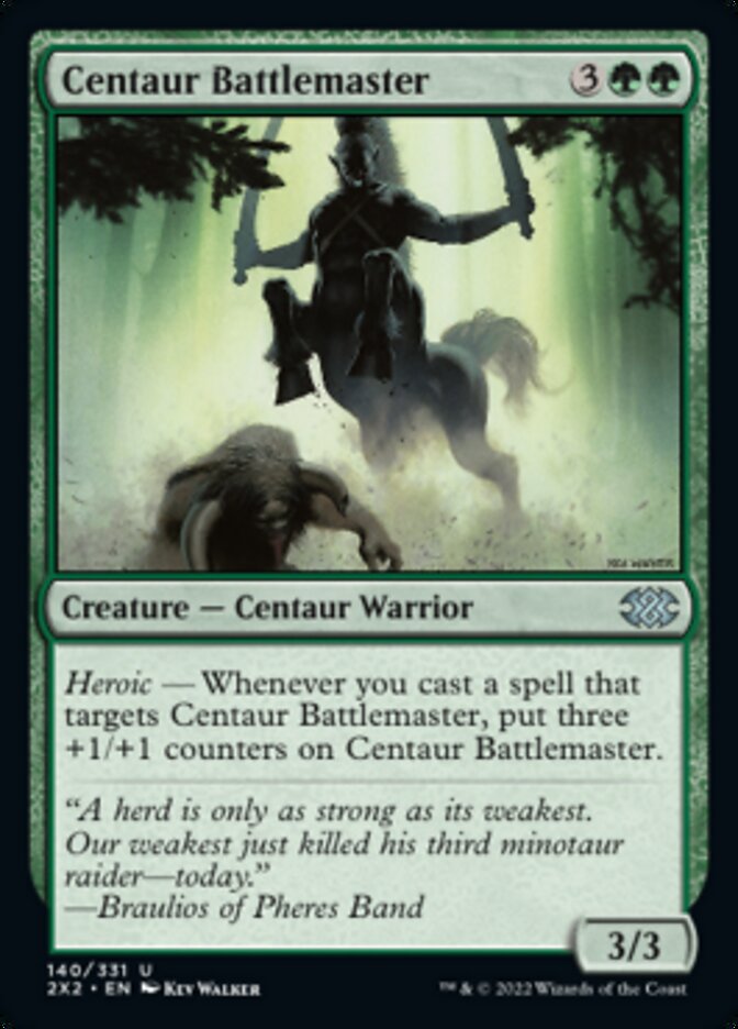 Centaur Battlemaster [Double Masters 2022] | Good Games Cannington