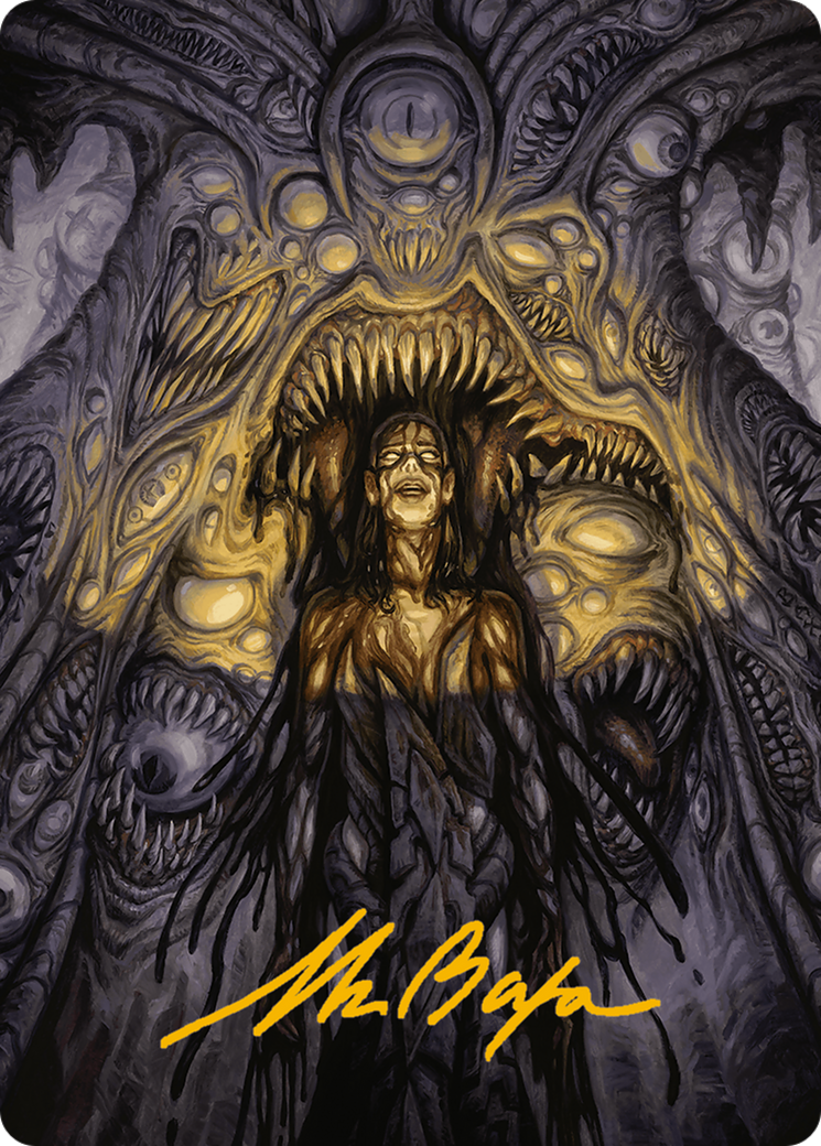 Chthonian Nightmare Art Card (Gold-Stamped Signature) [Modern Horizons 3 Art Series] | Good Games Cannington
