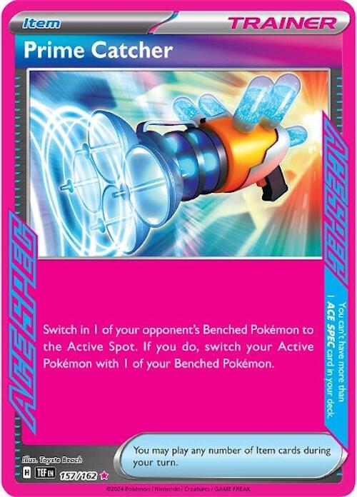 Prime Catcher 157/162 (SV05: Temporal Forces)  - Holofoil | Good Games Cannington