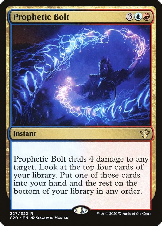 Prophetic Bolt 227/322 (Commander 2020)  | Good Games Cannington
