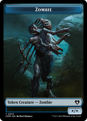 Spirit (0039) // Zombie (0013) Double-Sided Token [Commander Masters Tokens] | Good Games Cannington