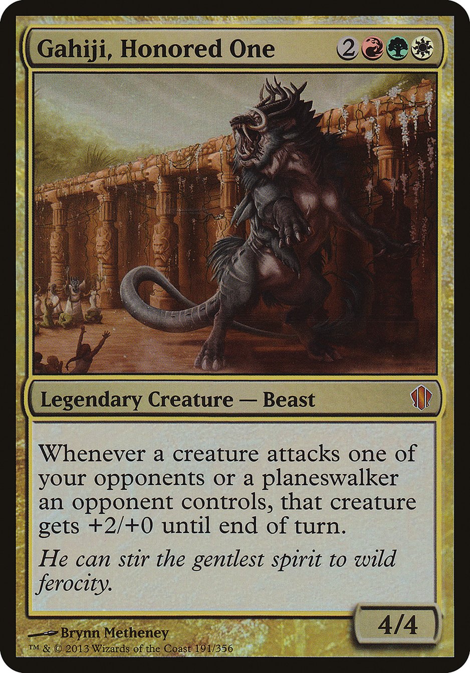 Gahiji, Honored One (Oversized) [Commander 2013 Oversized] | Good Games Cannington