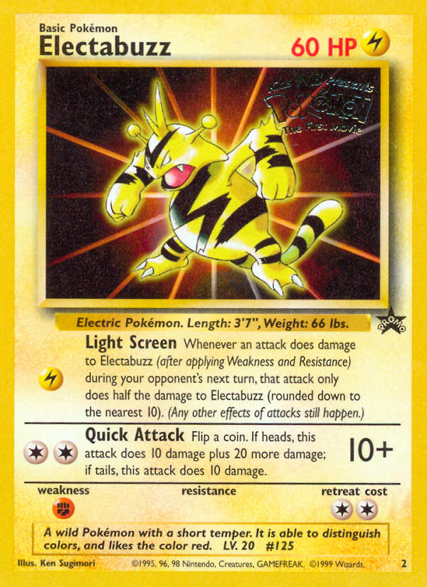 Electabuzz (2) [Wizards of the Coast: Black Star Promos] | Good Games Cannington