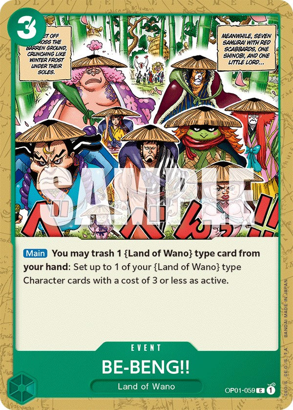 BE-BENG!! [Romance Dawn] | Good Games Cannington