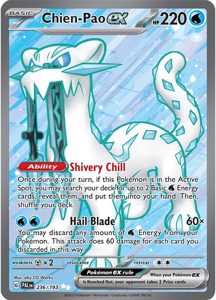Chien-Pao ex (236/193) [Scarlet & Violet: Paldea Evolved] | Good Games Cannington