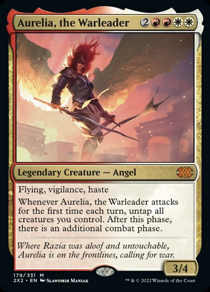 Aurelia, the Warleader [Double Masters 2022] | Good Games Cannington