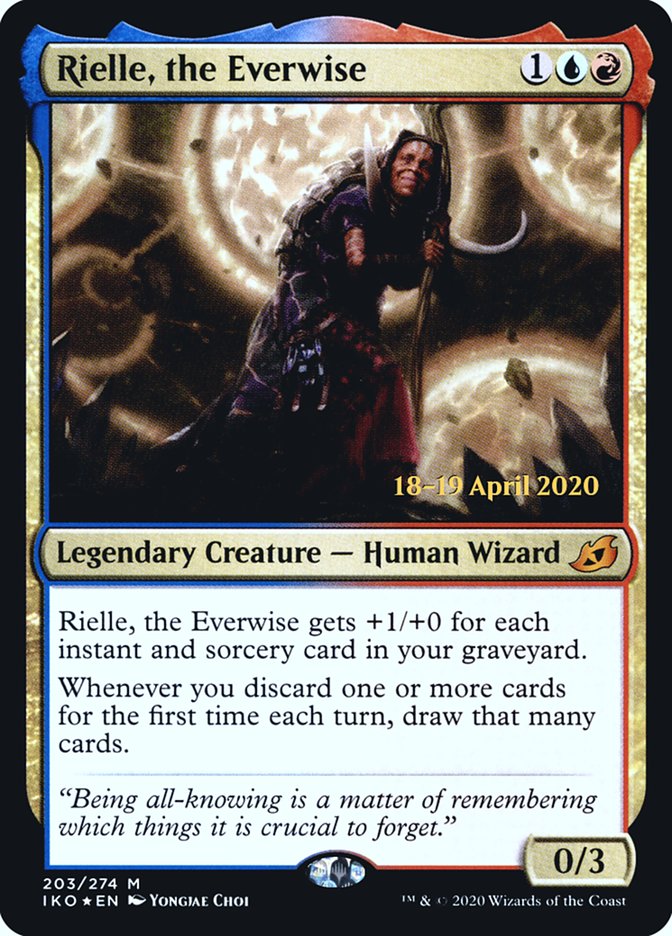 Rielle, the Everwise [Ikoria: Lair of Behemoths Prerelease Promos] | Good Games Cannington