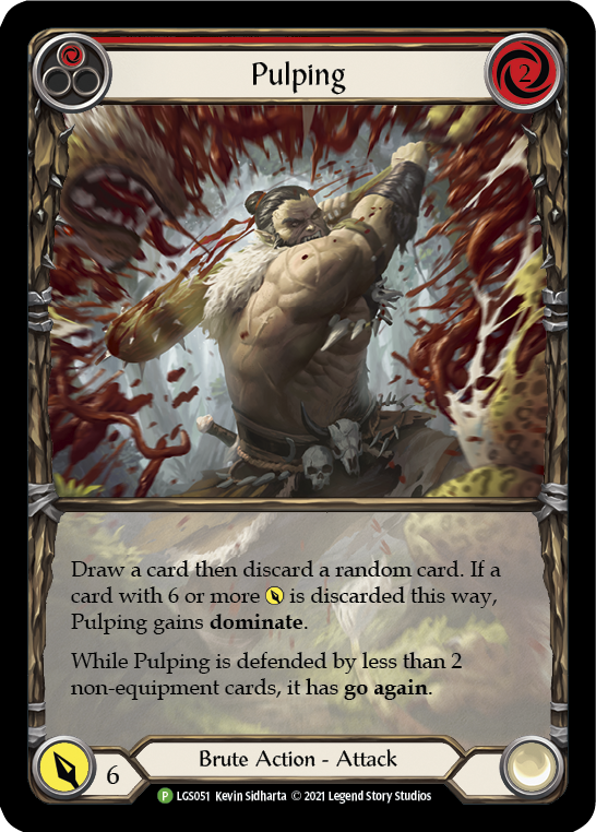 Pulping (Red) [LGS051] (Promo)  Rainbow Foil | Good Games Cannington