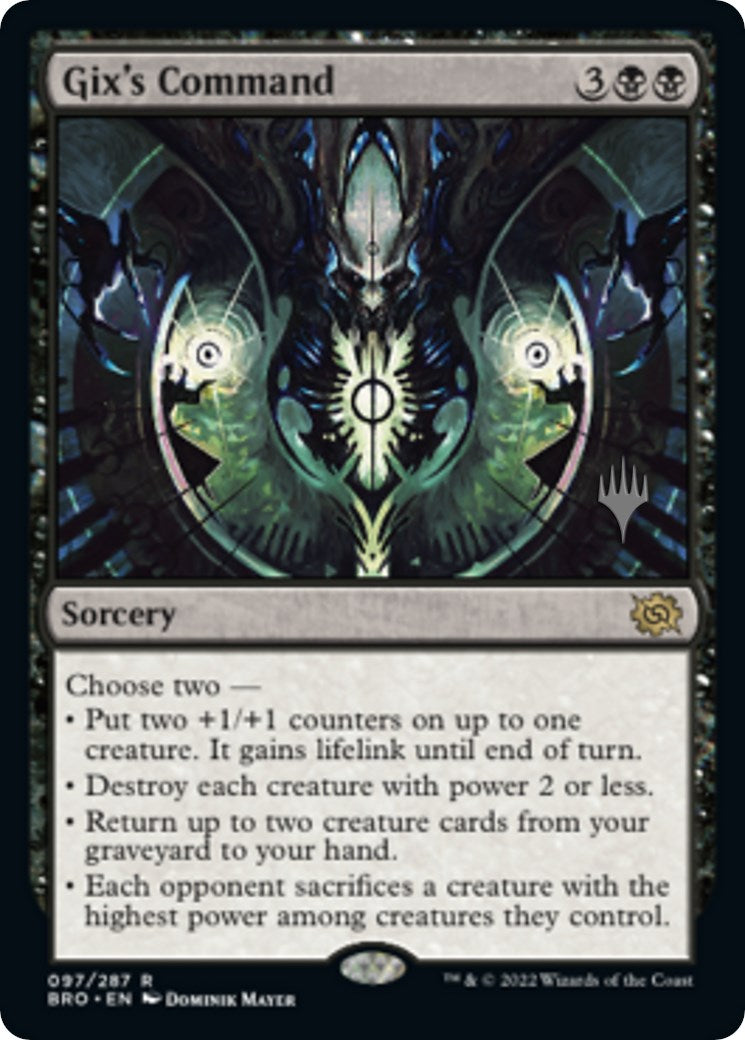 Gix's Command (Promo Pack) [The Brothers' War Promos] | Good Games Cannington
