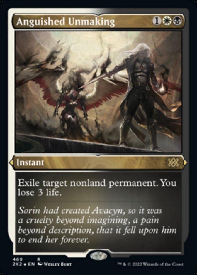 Anguished Unmaking (Foil Etched) [Double Masters 2022] | Good Games Cannington