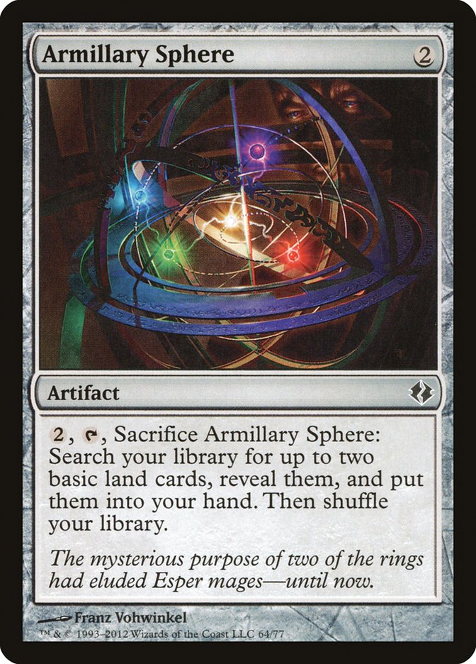 Armillary Sphere [Duel Decks: Venser vs. Koth] | Good Games Cannington