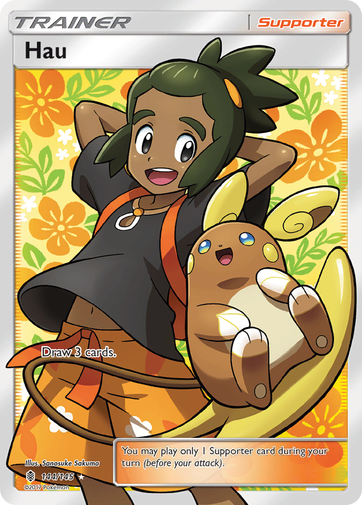 Hau (144/145) [Sun & Moon: Guardians Rising] | Good Games Cannington