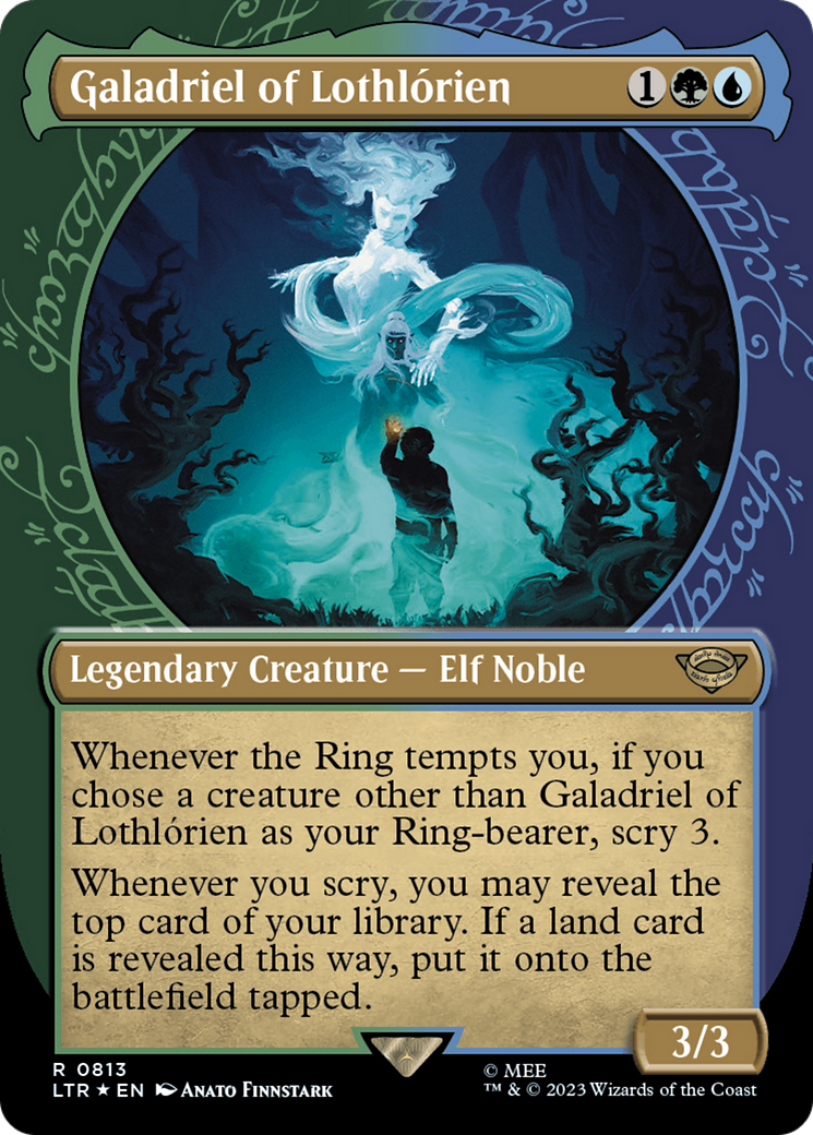 Galadriel of Lothlorien (Showcase) (Surge Foil) [The Lord of the Rings: Tales of Middle-Earth] | Good Games Cannington