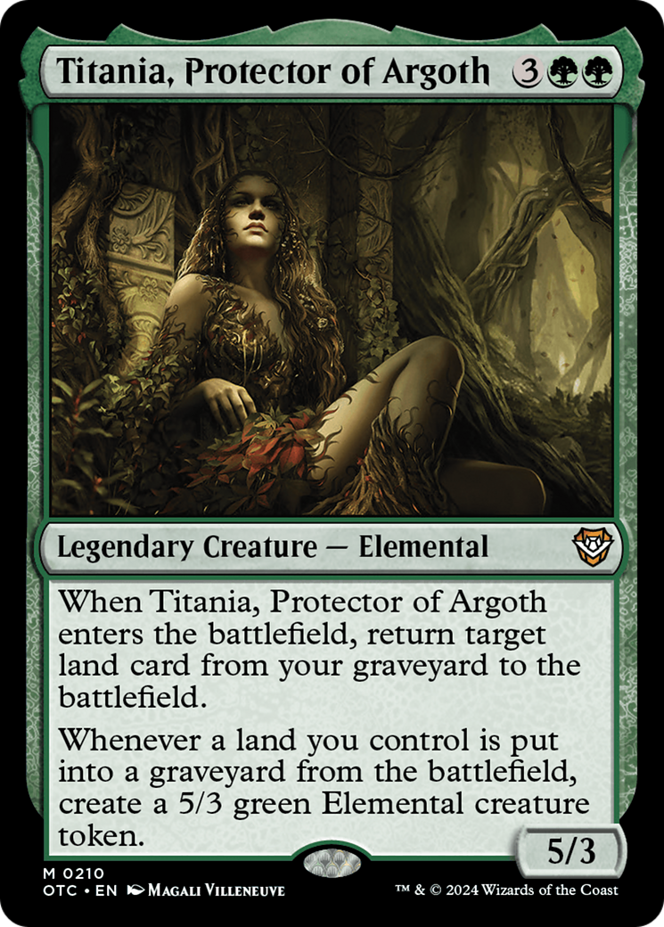 Titania, Protector of Argoth [Outlaws of Thunder Junction Commander] | Good Games Cannington