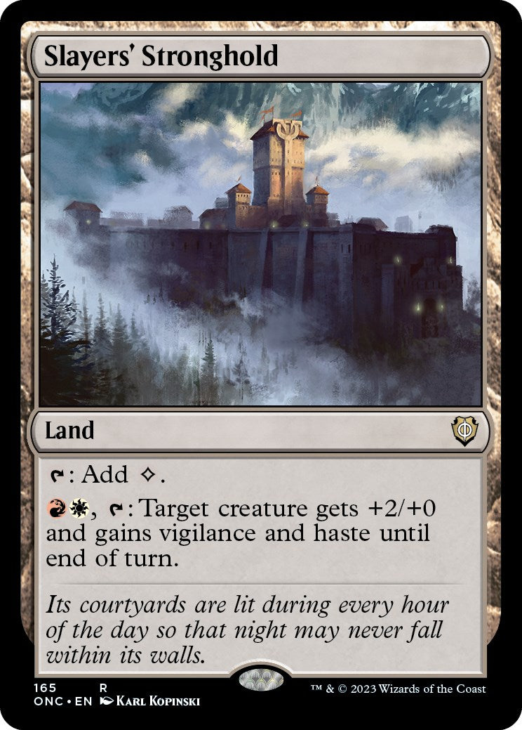 Slayers' Stronghold [Phyrexia: All Will Be One Commander] | Good Games Cannington