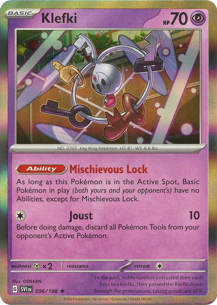 Klefki 096/198 (SV01: Scarlet & Violet Base Set)  - Holofoil | Good Games Cannington