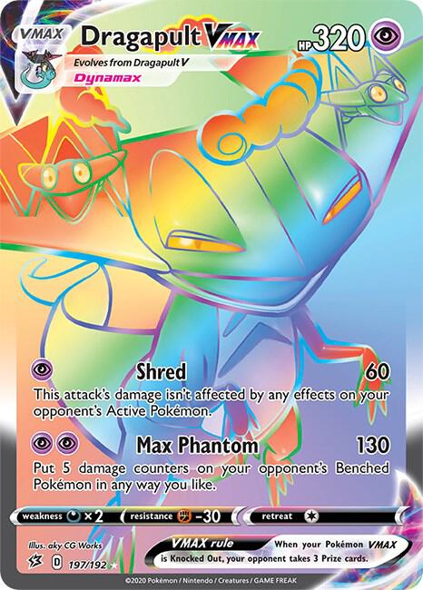 Dragapult VMAX Secret 197/192 (SWSH02: Rebel Clash)  - Holofoil | Good Games Cannington