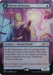 Delver of Secrets // Insectile Aberration (Borderless) [Secret Lair: From Cute to Brute] | Good Games Cannington