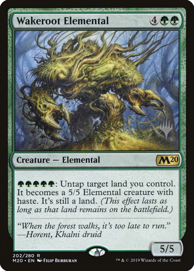 Wakeroot Elemental (Promo Pack) [Core Set 2020 Promos] | Good Games Cannington