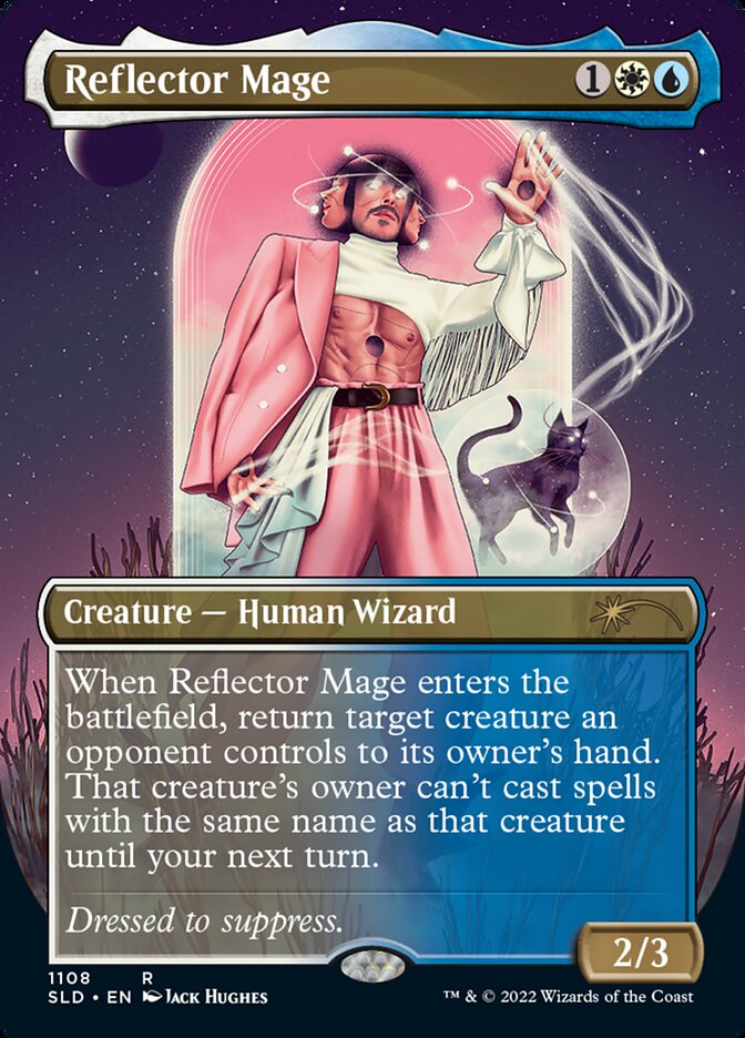 Reflector Mage (Borderless) [Secret Lair Drop Series] | Good Games Cannington
