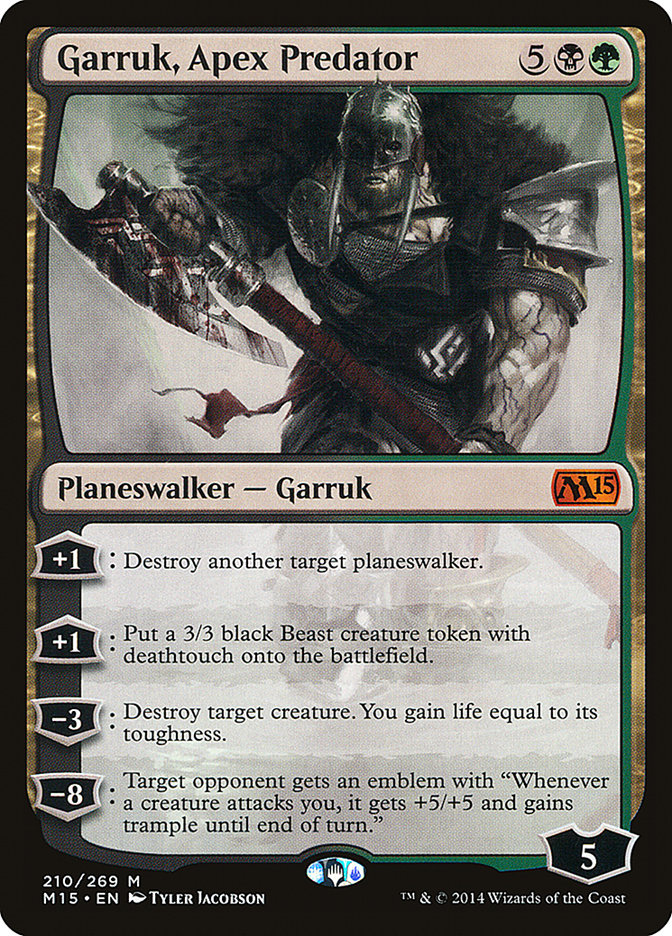 Garruk, Apex Predator 210/269 (Magic 2015 (M15))  | Good Games Cannington
