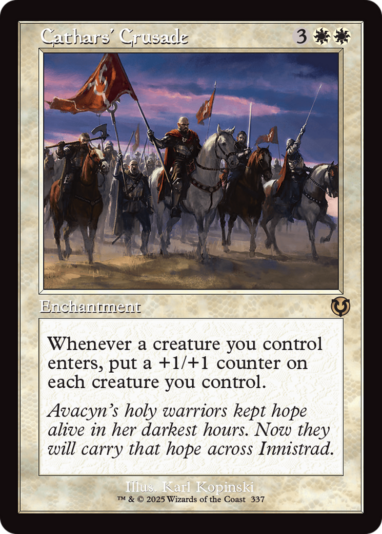 Cathars' Crusade (Retro Frame) [Innistrad Remastered] | Good Games Cannington