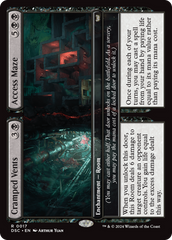 Cramped Vents // Access Maze [Duskmourn: House of Horror Commander] | Good Games Cannington