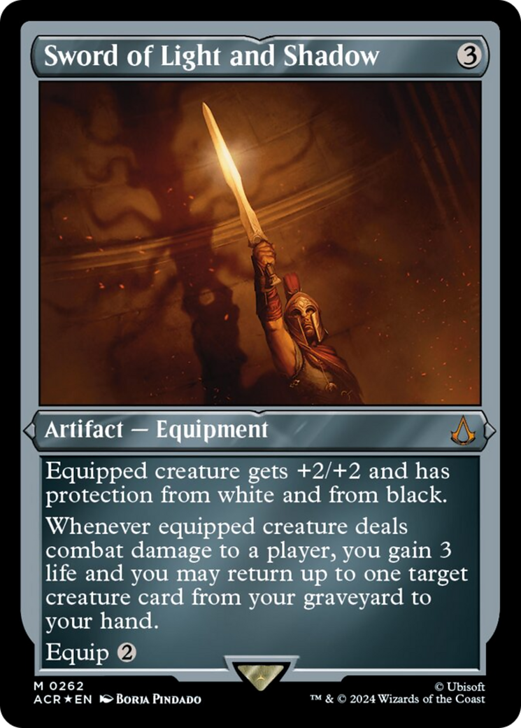 Sword of Light and Shadow (Foil Etched) [Assassin's Creed] | Good Games Cannington