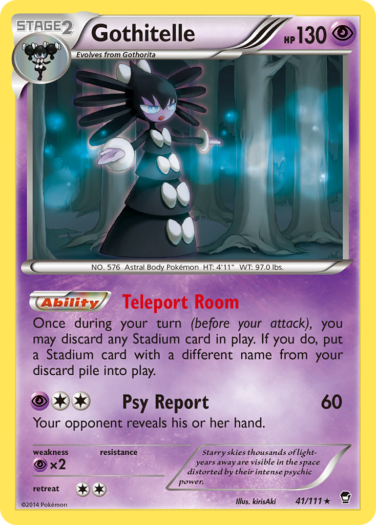 Gothitelle (41/111) [XY: Furious Fists] | Good Games Cannington