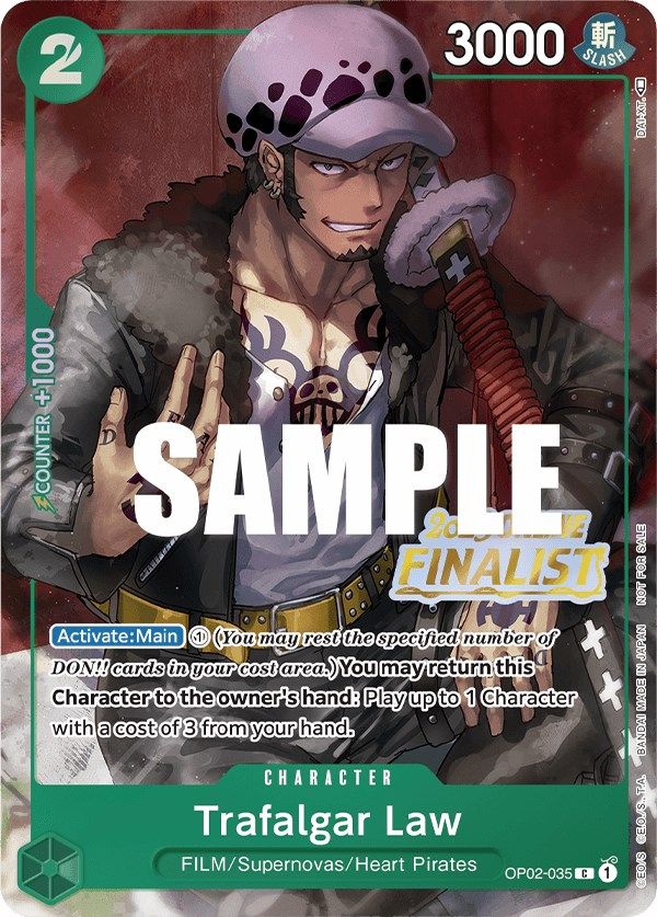 Trafalgar Law (Online Regional 2023) [Finalist] [One Piece Promotion Cards] | Good Games Cannington