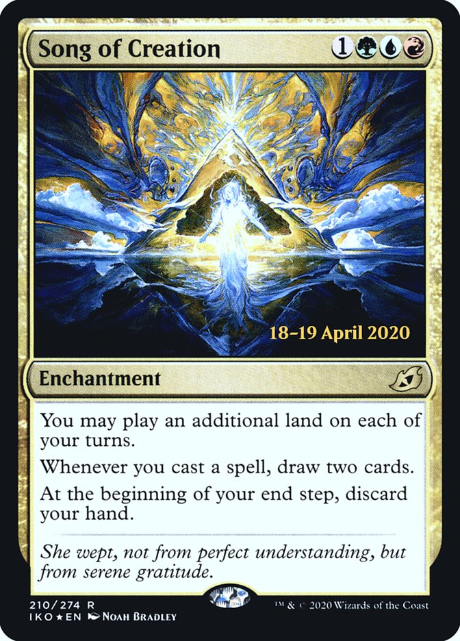 Song of Creation [Ikoria: Lair of Behemoths Prerelease Promos] | Good Games Cannington