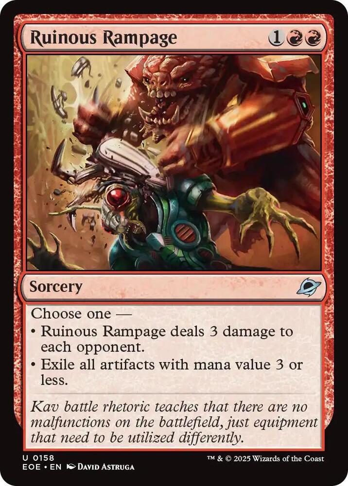 Ruinous Rampage 158 (Edge of Eternities)  | Good Games Cannington