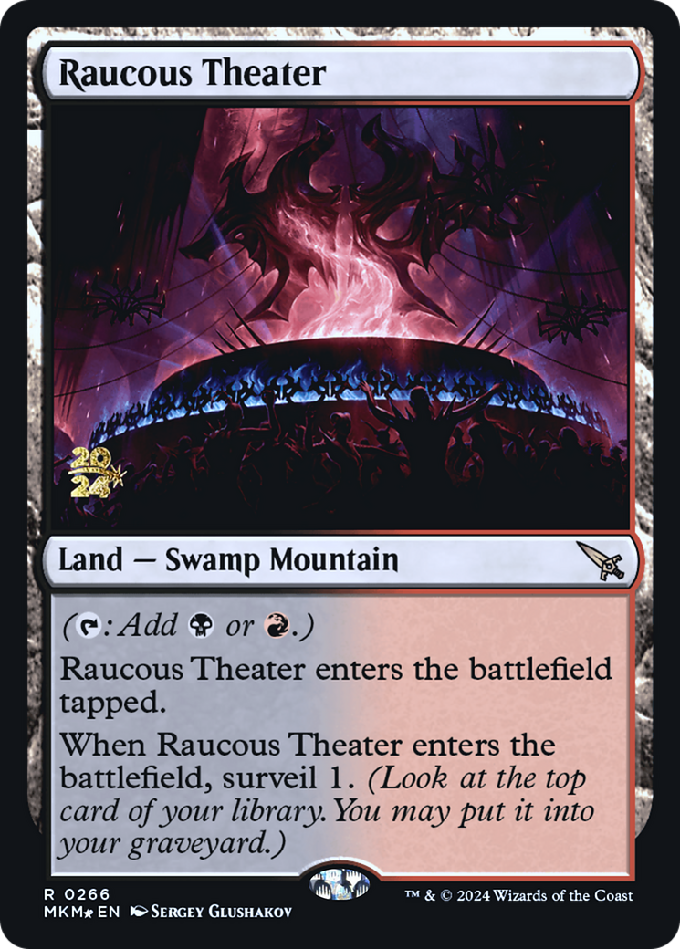 Raucous Theater [Murders at Karlov Manor Prerelease Promos] | Good Games Cannington