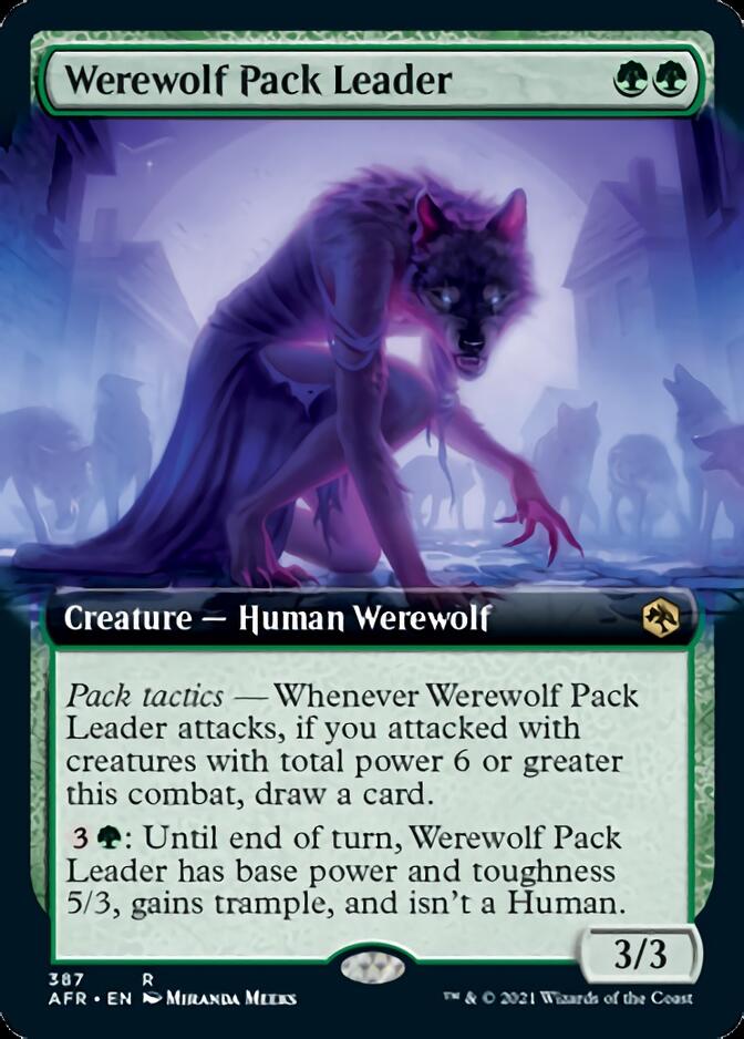 Werewolf Pack Leader (Extended Art) [Dungeons & Dragons: Adventures in the Forgotten Realms] | Good Games Cannington