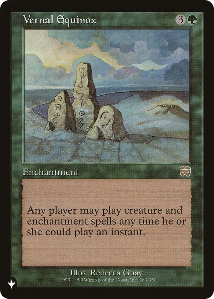 Vernal Equinox 283/350 (The List Reprints)  | Good Games Cannington