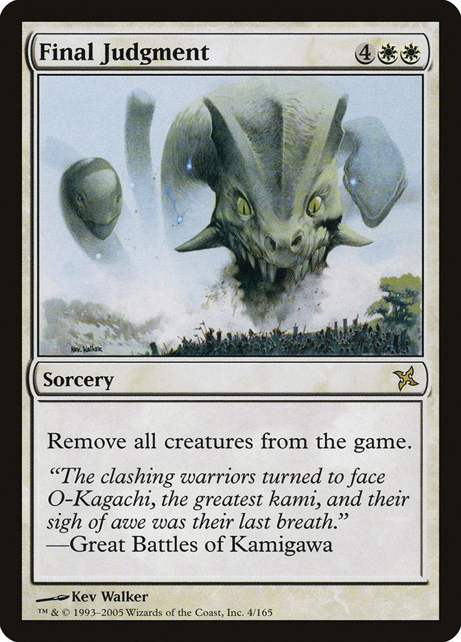 Final Judgment 4/165 (Betrayers of Kamigawa)  | Good Games Cannington